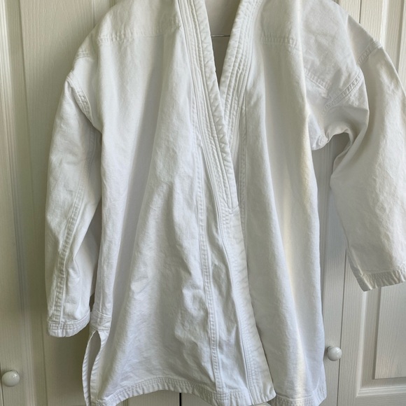 Plain White Heavy Weight Karate/ Tokaido Uniform - Picture 4 of 6
